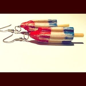 Bombs Away! Realistic Bomb Pop/Popsicle Earrings